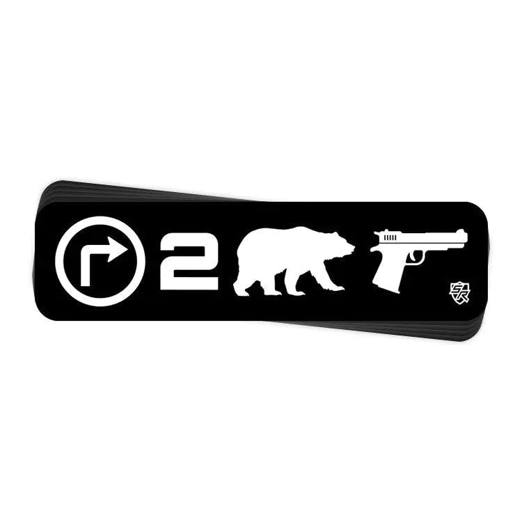 Right 2 Bear Arms Decal - Rounded by Concealment Express