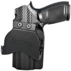 Sig Sauer P320 Compact Paddle Holster - Right Hand Carbon Fiber Front