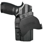 Sig Sauer P320 Compact Paddle Holster - Left Hand Black Front