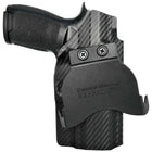 Sig Sauer P322 Paddle Holster - Left Hand Carbon Fiber Front