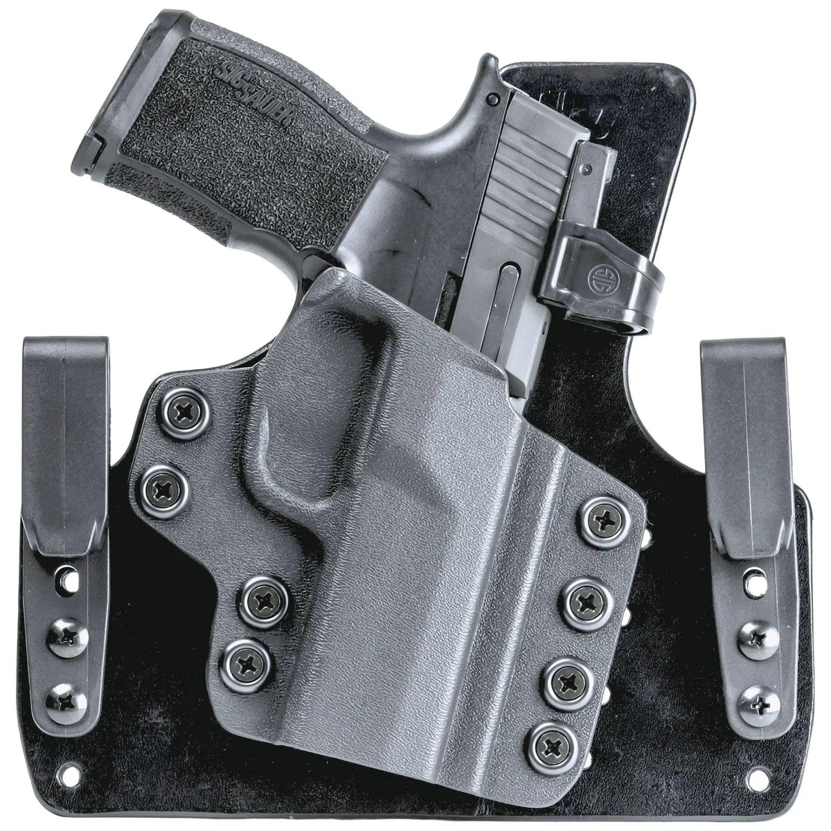 Sig Sauer P365 Leather Hybrid Holster - Worn on Belt