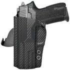 Sig Sauer SP2022 Paddle Holster - Left Hand Carbon Fiber Back