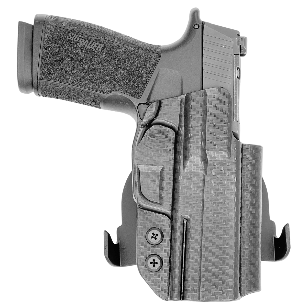 Sig Sauer P365 XMACRO Paddle Holster - Right Hand Carbon Fiber Back