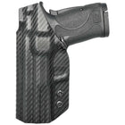 Smith & Wesson M&P SHIELD 380EZ IWB Holster - Right Hand Carbon Fiber Back