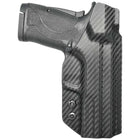 Smith & Wesson M&P SHIELD 380EZ IWB Holster - Left Hand Carbon Fiber Back