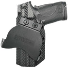 Smith & Wesson M&P SHIELD 380EZ Paddle Holster - Right Hand Carbon Fiber Front