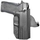 Smith & Wesson M&P SHIELD 380EZ Paddle Holster - Right Hand Carbon Fiber Back