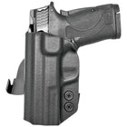 Smith & Wesson M&P SHIELD 380EZ Paddle Holster - Left Hand Black Back