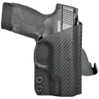 Smith & Wesson M&P SHIELD 45 Paddle Holster - Right Hand Carbon Fiber Back