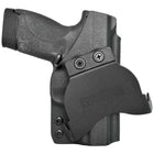 Smith & Wesson M&P SHIELD 45 Paddle Holster - Left Hand Black Front