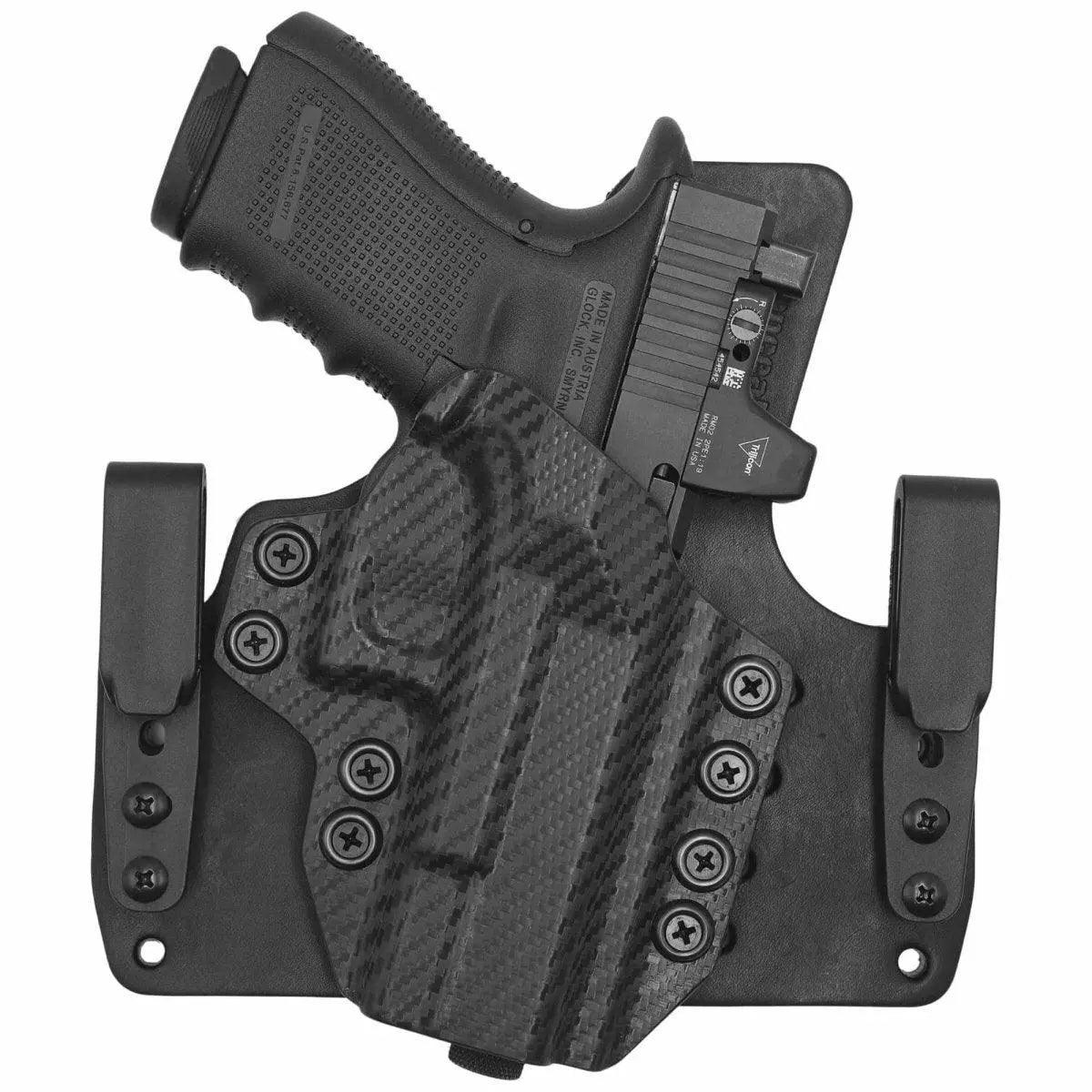 Smith &amp; Wesson M&amp;P SHIELD Leather Hybrid Holster (Wide) - Rounded by Concealment Express