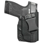 Smith & Wesson M&P SHIELD M2.0 Crimson Trace Laser IWB Holster - Right Hand Carbon Fiber Front
