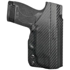 Smith & Wesson M&P SHIELD M2.0 Crimson Trace Laser IWB Holster - Left Hand Carbon Fiber Back