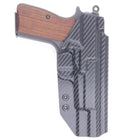 Springfield SA-35 IWB Holster - Left Hand Carbon Fiber Back