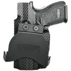 Springfield XD 3in Paddle Holster - Right Hand Carbon Fiber Front