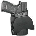 Springfield XD 3in Paddle Holster - Left Hand Black Front
