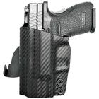 Springfield XD 3in Paddle Holster - Left Hand Carbon Fiber Back