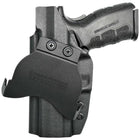 Springfield XD 4in Paddle Holster - Right Hand Black Front