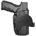Springfield XD 4in Paddle Holster - Left Hand Black Front