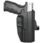 Springfield XDM 4.5in Paddle Holster - Right Hand Carbon Fiber Back