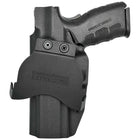 Springfield XDM 5.25in Paddle Holster - Right Hand Black Front