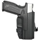 Springfield XDM Paddle Holster - Right Hand Carbon Fiber Back
