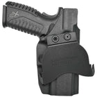Springfield XDM Paddle Holster - Left Hand Black Front