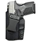 Springfield XDS 4in IWB Holster - Left Hand Carbon Fiber Front