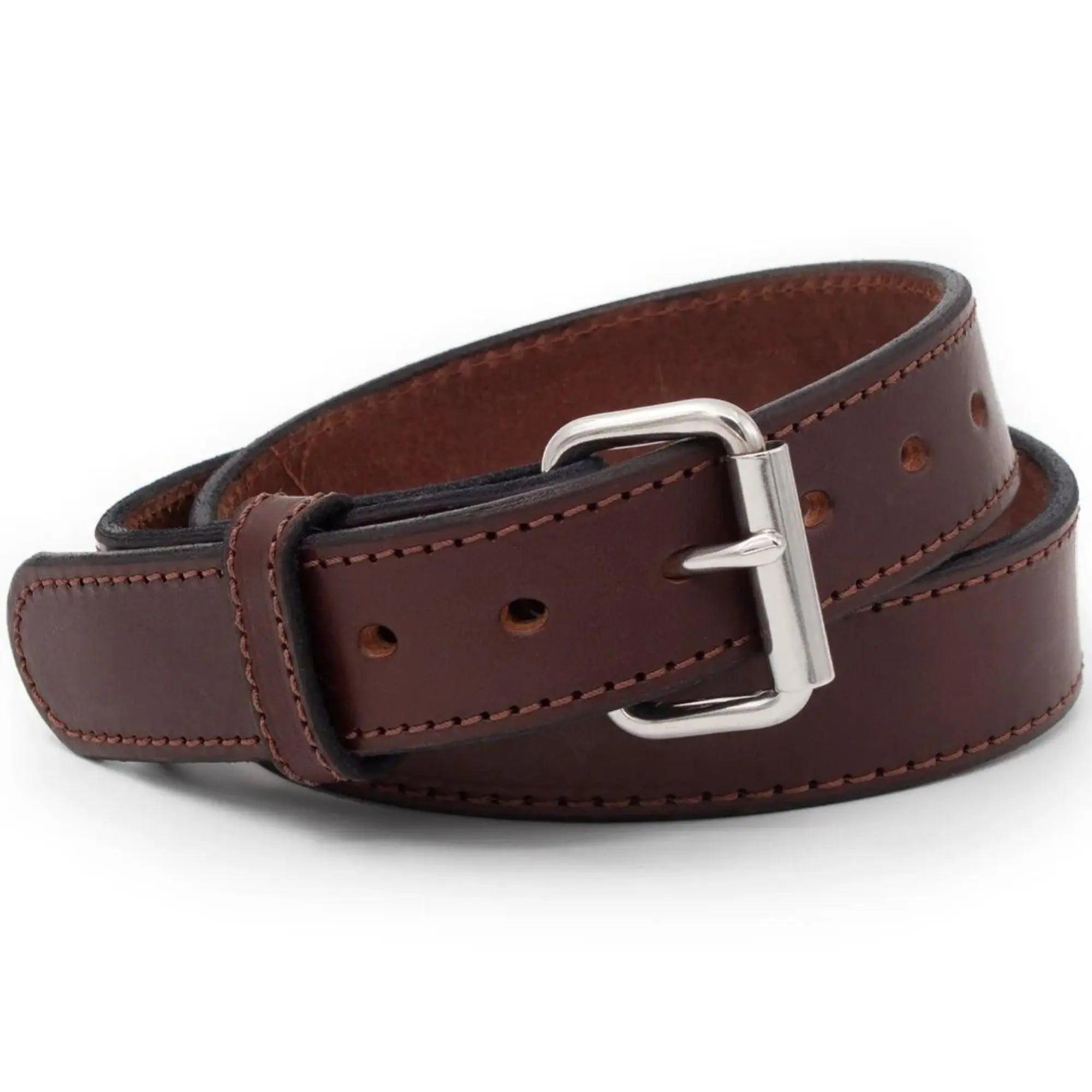 The Ultimate Concealed Carry Leather Gun Belt - 1.5 Inch - 14 OZ. - Rounded by Concealment Express