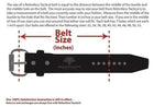 The Ultimate Concealed Carry Leather Gun Belt - 1.5 Inch - 14 OZ.