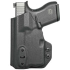 Tuckable IWB Holster fits: Glock 43X TLR6 - Black Back