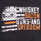 Whiskey, Bacon, Guns, and Freedom Short Sleeve T-Shirt