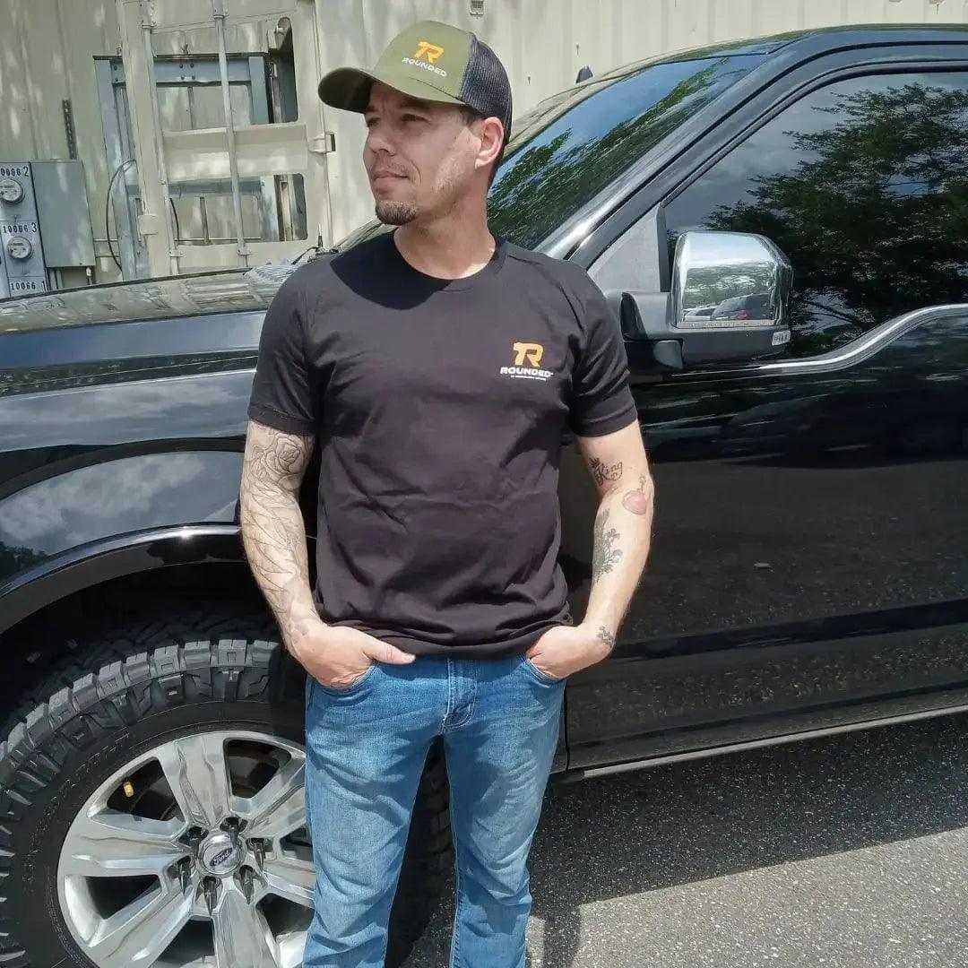 Whiskey, Bacon, Guns, and Freedom Short Sleeve T-Shirt - Rounded by Concealment Express