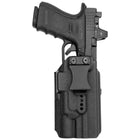 X300 Holster - LUX Universal Holster for Surefire X300 - Left Hand Carbon Fiber Front