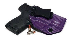 Carbon Fiber Purple Haze IWB KYDEX Holster - Rounded by Concealment Express