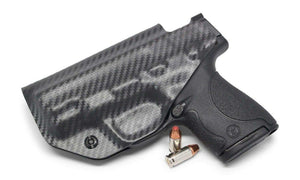 Carbon Fiber Storm Grey IWB KYDEX Holster - Rounded by Concealment Express