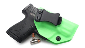 Carbon Fiber Zombie Green IWB KYDEX Holster - Rounded by Concealment Express