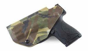 Dutch Woodland Camo Infused IWB KYDEX Holster - Rounded by Concealment Express