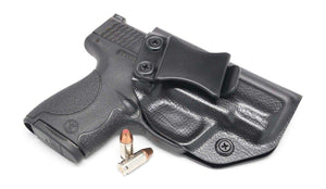 IWB KYDEX Holster in Raptor Black Finish - Rounded by Concealment Express