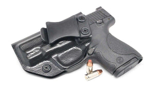 IWB KYDEX Holster in Raptor Black Finish - Rounded by Concealment Express