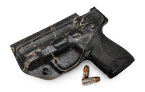 Mossy Oak Elements Aqua Flat Dark Earth Fall Infused IWB KYDEX Holster - Rounded by Concealment Express