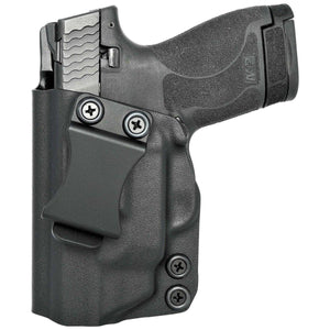 Smith & Wesson M&P SHIELD M2.0 9MM/40SW w/Integrated Crimson Trace Laser IWB KYDEX Holster - Rounded by Concealment Express