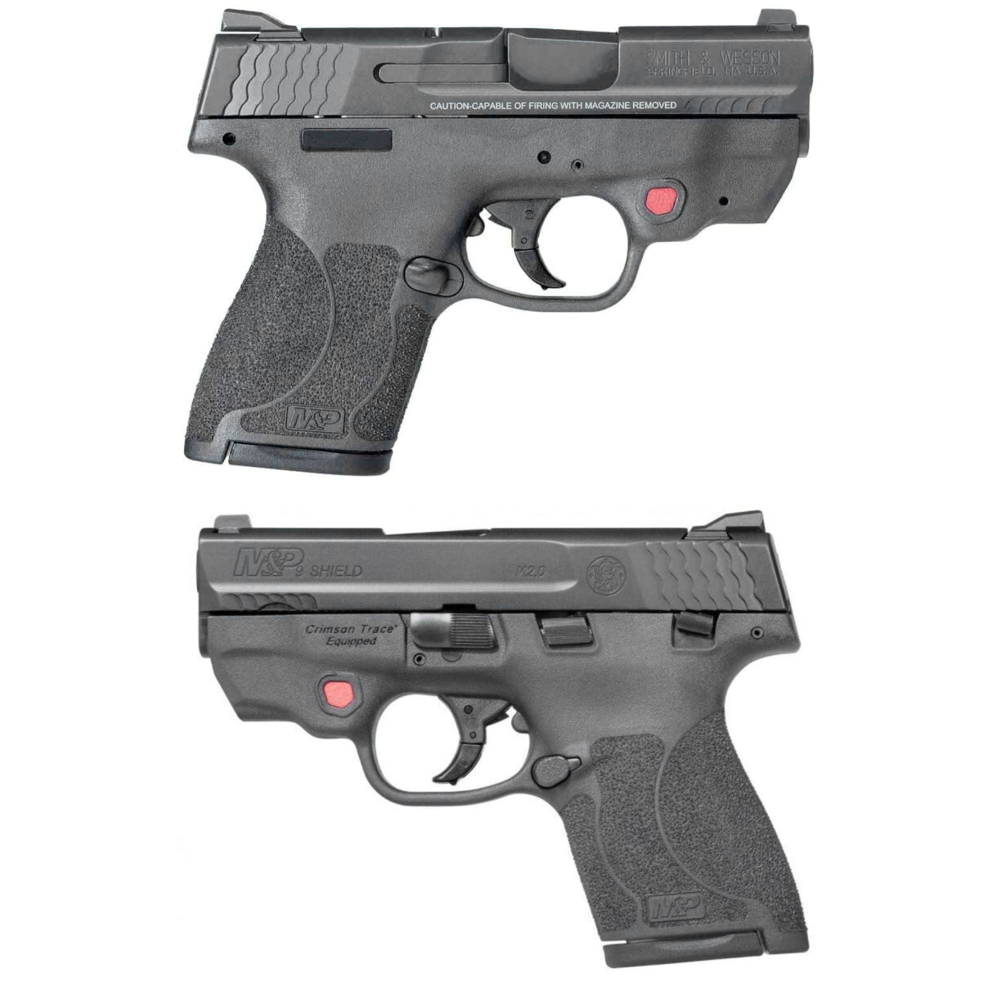 Smith &amp; Wesson M&amp;P SHIELD M2.0 Crimson Trace Laser Paddle Holster - Rounded by Concealment Express