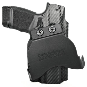 Springfield Hellcat OWB KYDEX Paddle Holster - Rounded by Concealment Express