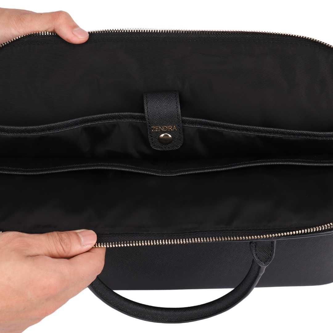 The Monday | Designer Concealed Carry Laptop Bag by Zendira