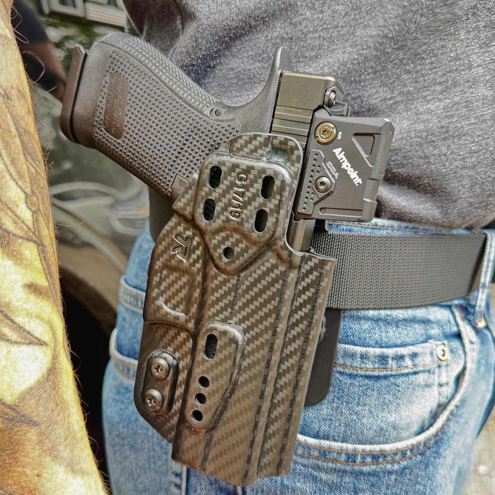 Walther PDP C/FS 4in/FS 4.5in DRUID IWB/OWB Holster - Rounded Gear