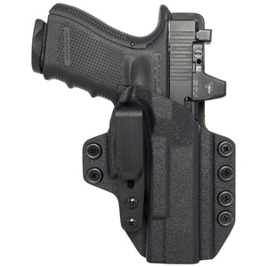 1911 3.5" / 4.25" / 5" (Non-Rail) Tuckable IWB KYDEX/Leather Hybrid Holster - Rounded by Concealment Express