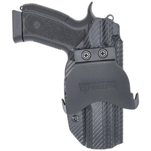CZ 75 SP01 Phantom OWB KYDEX Paddle Holster - Rounded by Concealment Express