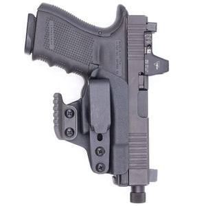 Glock 17/19/19X/22/23/26/27/29/31/32/33/34/45 Trigger Guard Tuckable IWB KYDEX Holster, Pocket Carry, & Purse/Bag Carry (w/Lanyard) Combo - Rounded by Concealment Express