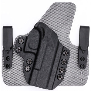 Glock 17/19/19X/26/45 (Gen 1-5) Tuckable IWB KYDEX/Padded Hybrid Holster - Rounded by Concealment Express